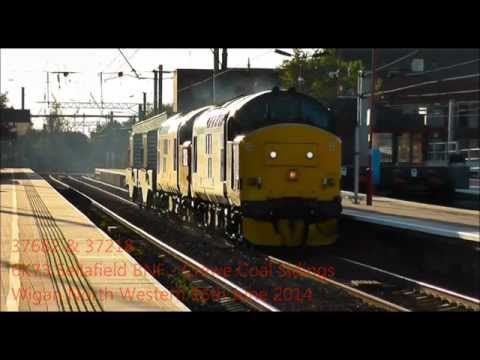 DRS 37682 & 37218 - 6K73 Nuclear Flasks - 16/6/2014