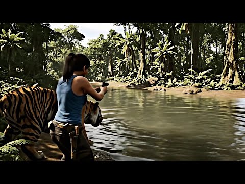 TOMB RAIDER - Gameplay Unreal Engine 5 (Concept AI)