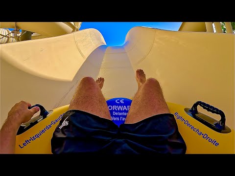 Uphill Flying Boats Water Slide at Güral Premier Tekirova Waterpark, Türkiye