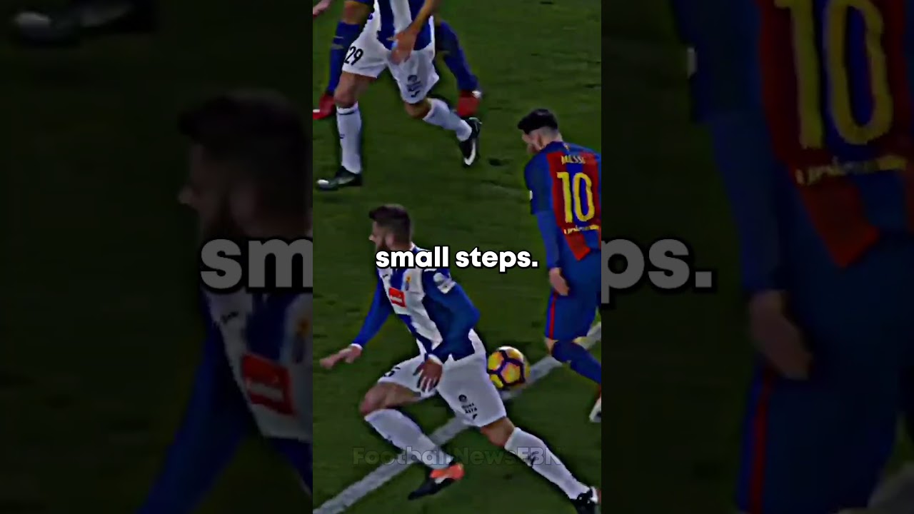 The secret behind Messi's dribbling 😍