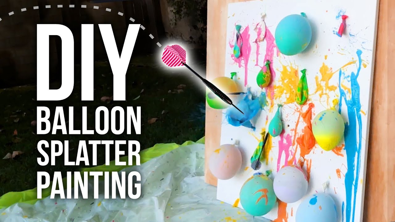 DIY Balloon Splatter Painting - HGTV Handmade