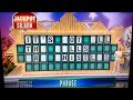 Wheel Of Fortune Jackpot Win