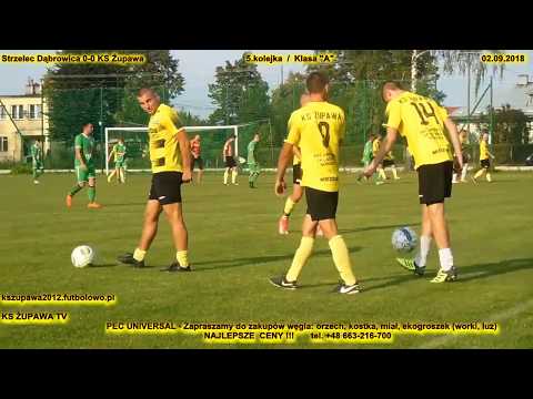 Skrót meczu: Strzelec Dąbrowica - KS Żupawa (02.09.2018) Klasa "A" / 5.kolejka