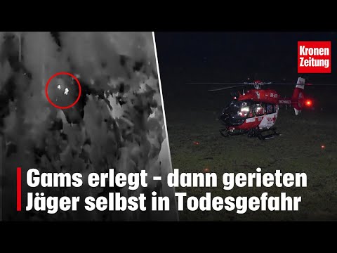 Gams erlegt – dann gerieten Jäger in Todesgefahr | krone.tv NEWS