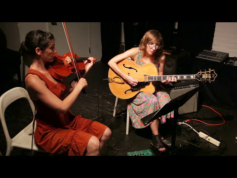 Jessica Pavone & Mary Halvorson - at The Stone, NYC - July 29 2016