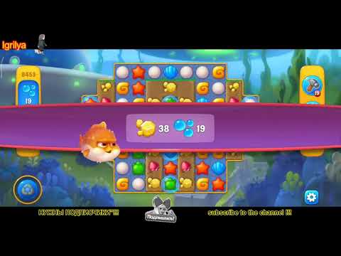 Fishdom level 8451, 8452, 8453, 8454, 8455 / Фишдом уровень 8451, 8452, 8453, 8454, 8455