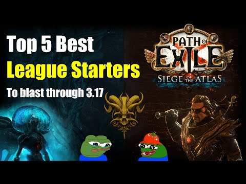 Top 5 Leaguestarters + Build Tips - PoE 3.17 - Siege of the Atlas, Archnemesis Builds