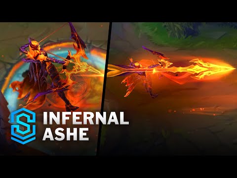 Infernal Ashe Skin Spotlight - Pre-Release - PBE Preview - League of Legends