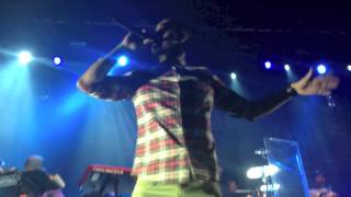 Thomas Jules performing Hell Could Freeze at the Rudimental Concert Sydney