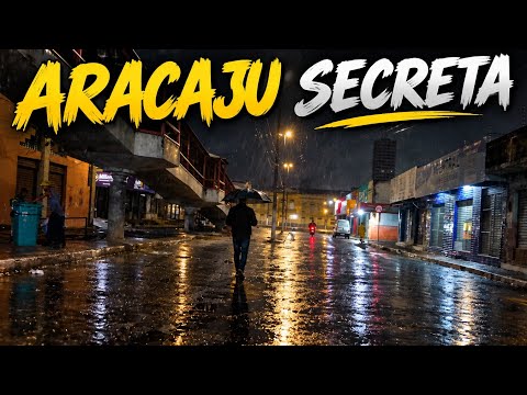 A realidade DO CENTRO DE ARACAJU HOJE: nas madrugadas Chuvosas! 