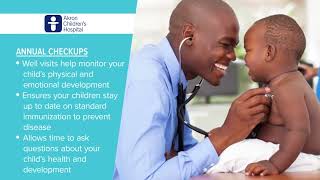 "Annual well visits" - Tips to Grow By