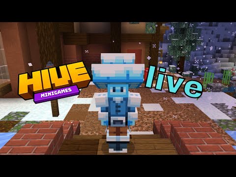 EPIC Hive Minecraft Live with Viewers and Mushroom!