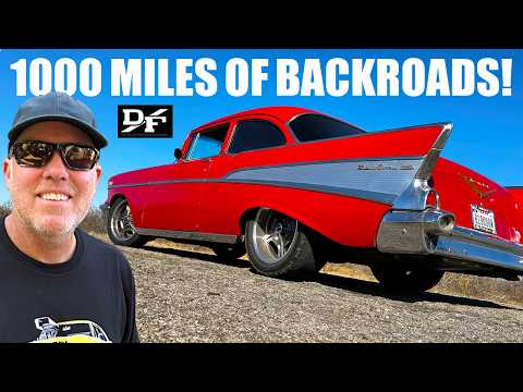 ROAD TRIP GOLD! Then & Now Americana In a 530HP 1957 Chevy