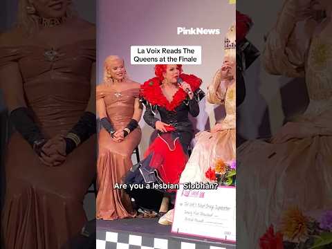 La Voix Speaks Out At Drag Race UK Finale Viewing Party #shorts #dragrace #rupaulsdragrace