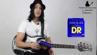 DR Pure Blues Bass Strings Demo and Review