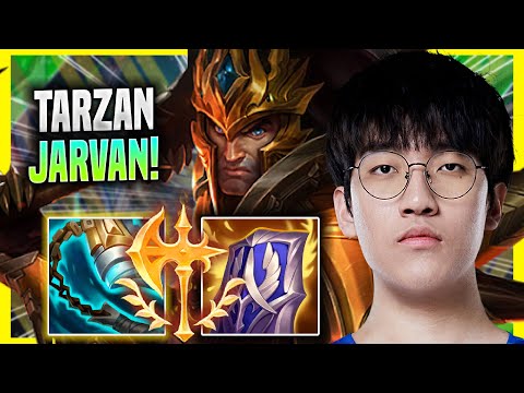 TARZAN IS SO GOOD WITH JARVAN! - LNG Tarzan Plays Jarvan JUNGLE vs Hecarim! | Season 2022