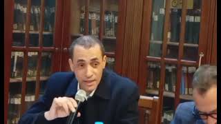 الناقد الكبير د.  عبد الله عبد الرحمن   معلقا على مجموعة (فلك نوح)    نادي ادب سوهاج في 26-1-2025
