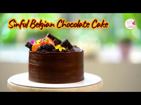 Sinful Belgian Chocolate Cake | Eggless Dutch Truffle