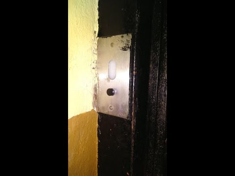 EPIC! Vintage Otis Black Button single-speed traction gated elevator in Thane, Maharashtra.