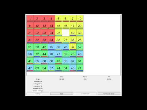 8x8 sliding puzzle in 51.639 seconds (macro moves)