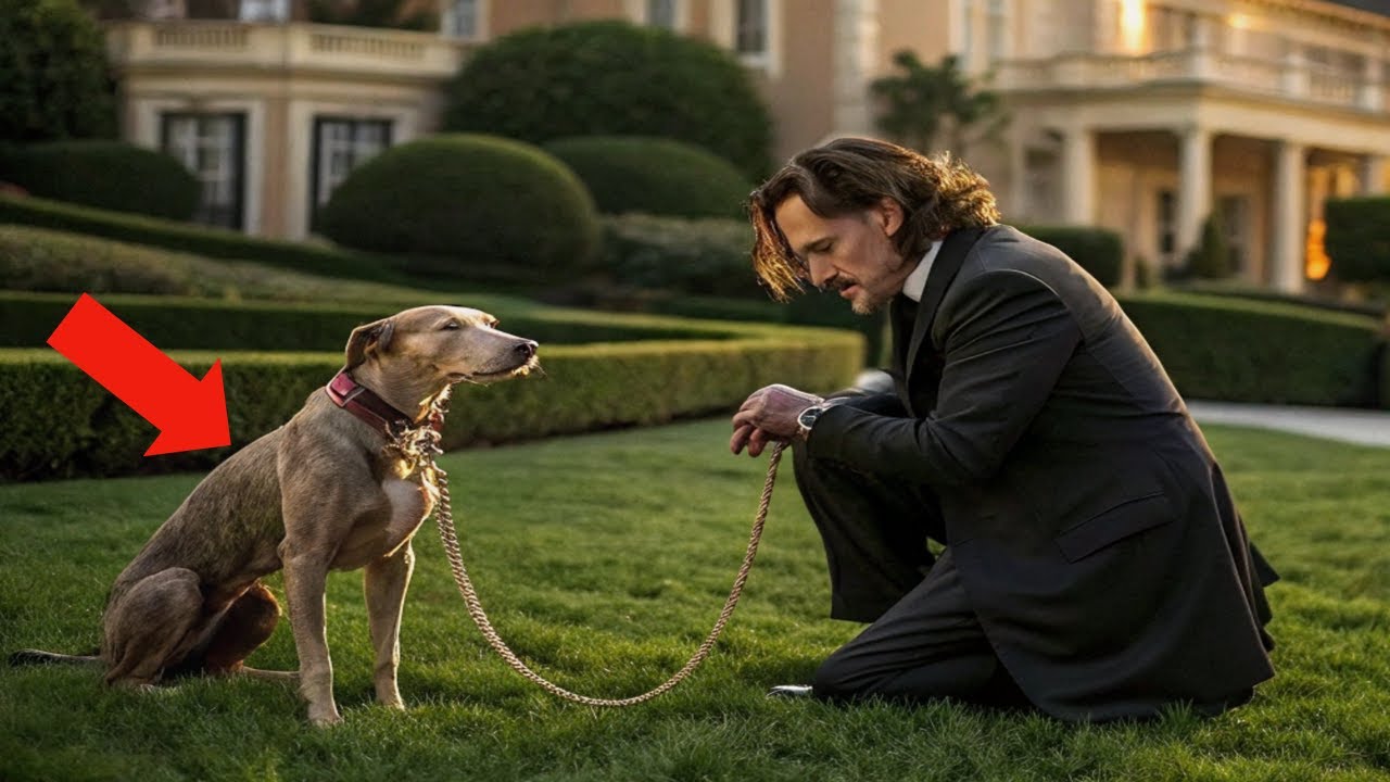 Rich Man Mistreats His Dog Often, Unaware That Johnny Depp Is His New Neighbor.