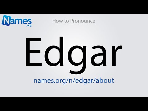 How to Pronounce Edgar