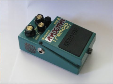 Boss TR-2 Tremolo Analogman Modded Super Added Volume Pot Mod Trem image 10