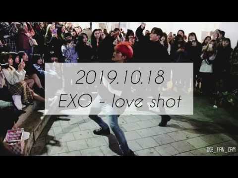 [DOB_디오비] 191018 진&탱 홍대공연 2차 / EXO 엑소 - love shot 러브샷