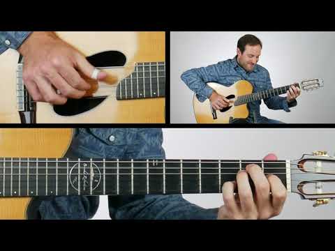Jerry Reed's "Fine On My Mind" Guitar Lesson - Fingerstyle Guitar Tutorial + TAB/Notation