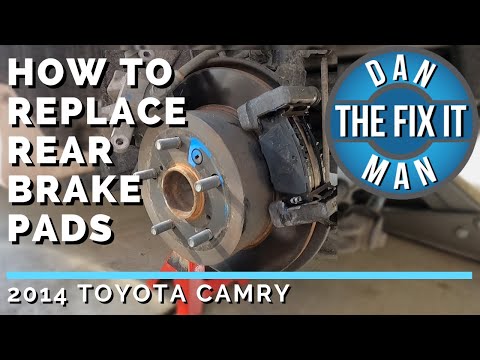 2012 - 2014 Toyota Camry - How to Replace Rear Brake Pads - Easy DIY!