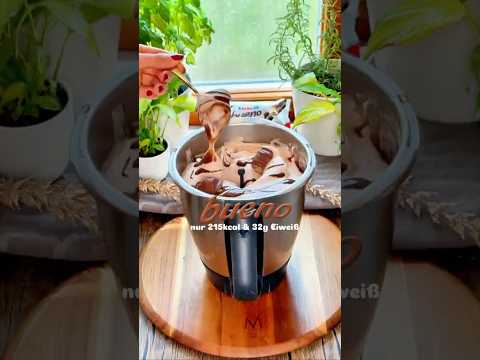 PROTEIN BUENO FLUFF nur 215kcal 🍫✨🌰