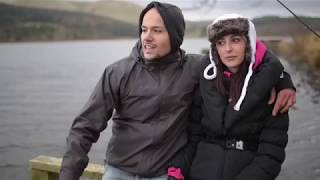 Italian guests Winter Pike fishing in Scotland