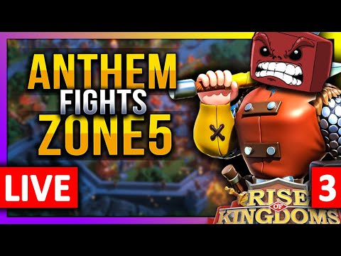 Anthem Zone5 Fights! LIVE 🔴 1415 (Rhony & Fleisch) vs K13 K17 #3 - Rise of Kingdoms ROK Fleisch