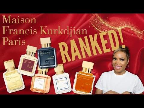 Ranking My Maison Francis Kurkdjian Fragrance Collection