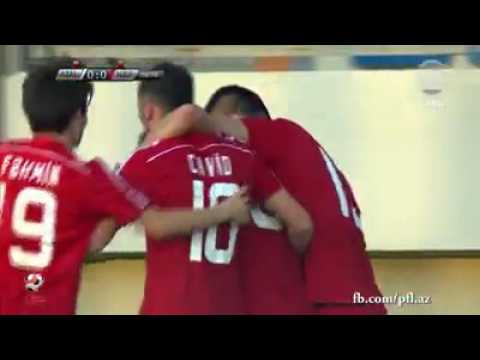 Azərbaycan Premyer Liqası. 2016-2017 mövsümünün ilk qolu. "Neftçi" - AZAL. Elvin Bədəlov, 60