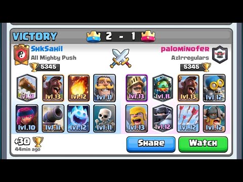 New 2.6 Hog Cycle Is Op Watch This Battel Against Weird Mid Ladder Deck With Low Level Cards.