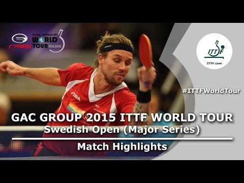 Swedish Open 2015 Highlights: MAZE Michael vs LUNDQVIST Jens (R64)
