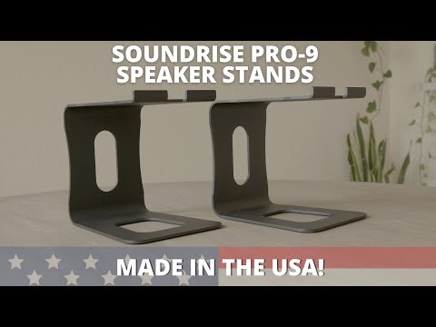Soundrise Pro-9 Studio Monitor Speaker Stands Review - MADE IN THE USA!