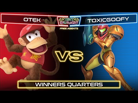 Tru4's Spotlight: Free Agents! Winners Quarters - otek (Diddy Kong, Mewtwo) vs. ToxicGoofy (Samus)