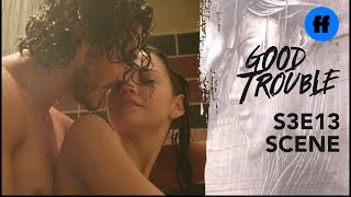 Good Trouble Season 3 Episode 13 Callie and Gael s Steamy Shower Scene Freeform Mp4 3GP & Mp3