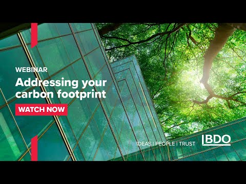 Sustainability Reporting for Businesses | BDO Australia Webinar Series