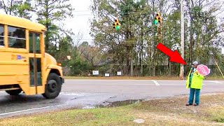 A Teacher Captured This Crossing Guard On Camera. Then The Picture Swept The Internet