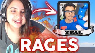 REACT dos MELHORES RAGES dos YOUTUBERS!! ft. Zeal