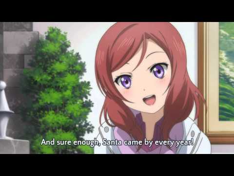 Love Live S2E2 - Maki believes in Santa!