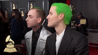 Mike Posner | Red Carpet | 59th GRAMMYs