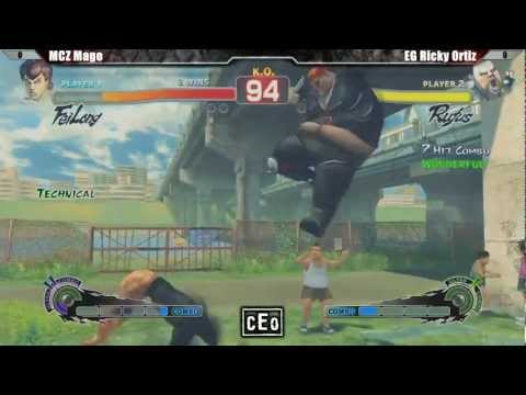 SSF4 AE2012 Rick Ortiz (rufus) VS Mago (fei-long)
