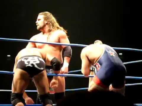 First time TNA in Brussels: Bobby Roode - Kurt Angle - James Storm (2) 24-1-2012