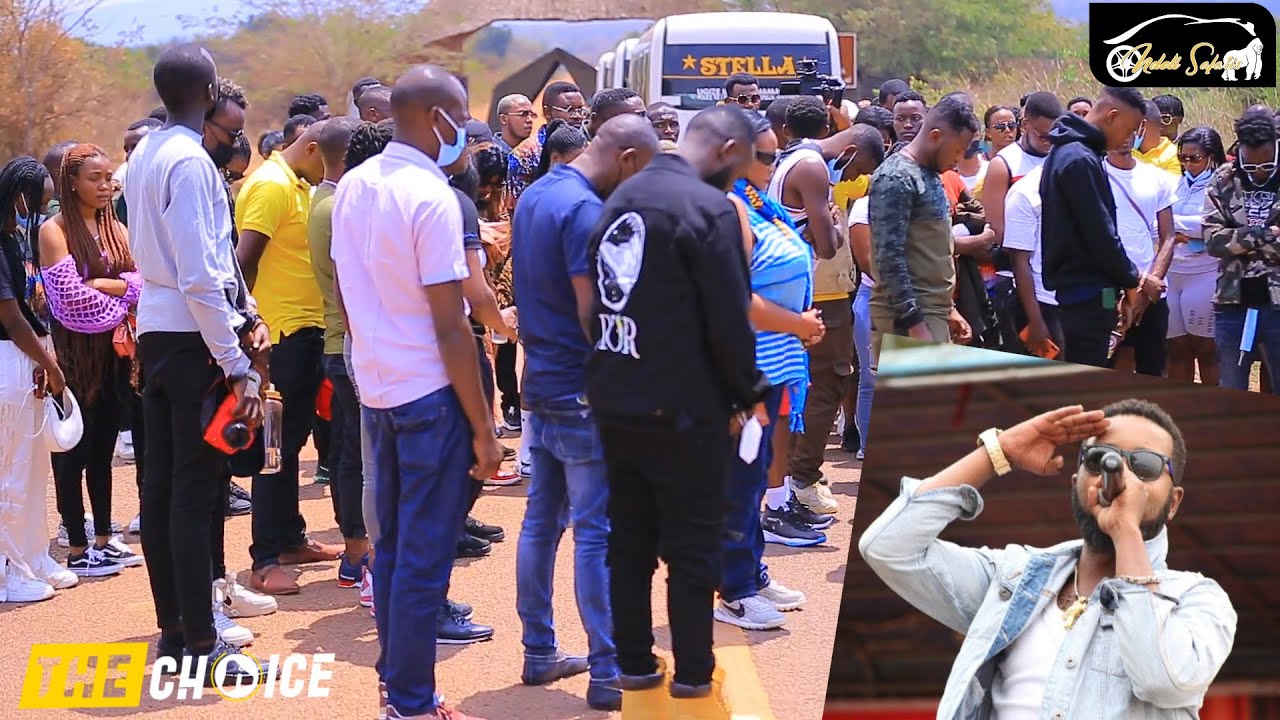 Rocky n’Abapampe bose bahagaritse urugendo Bibuka Jay Polly||Babonye ingona  ubwoba benda kwiruka