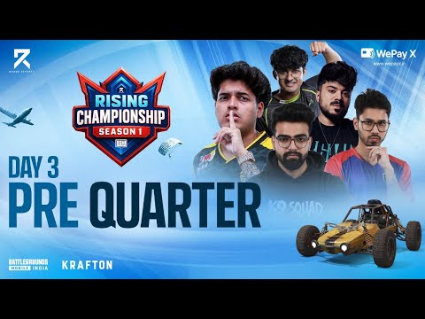 RISING CHAMPIONSHIP SEASON 1 - PRE QUARTERS G4  @JONATHANGAMINGYT @S8ULGG @OMEGAAAA @SaumRaj