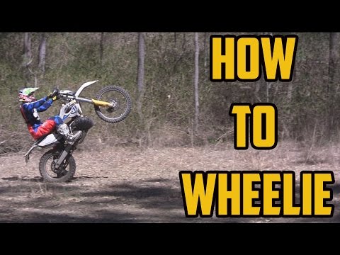 Learn How to wheelie a dirt bike in under 2 Minutes!